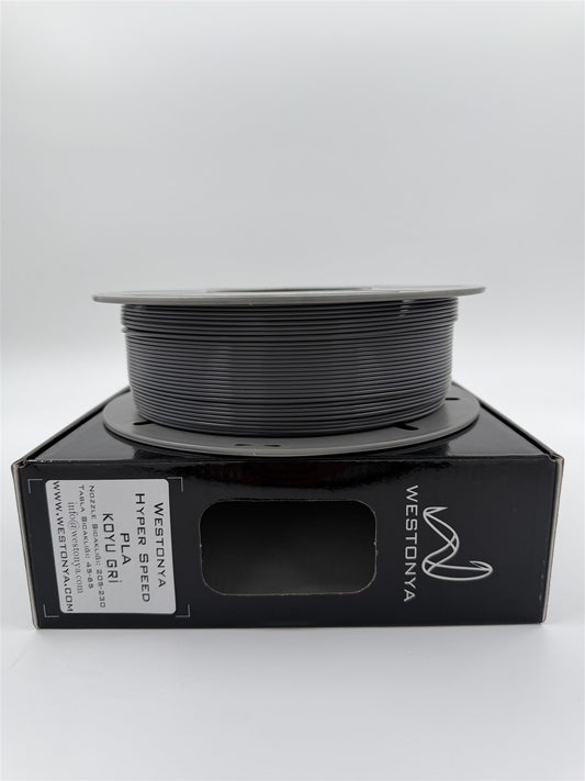 Westonya Hyper Speed PLA Koyu Gri makara detayı