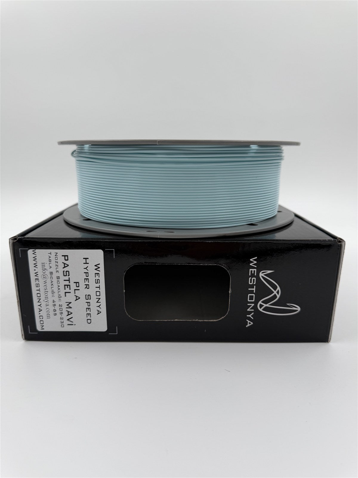 Westonya Hyper Speed PLA Pastel Mavi makara detayı