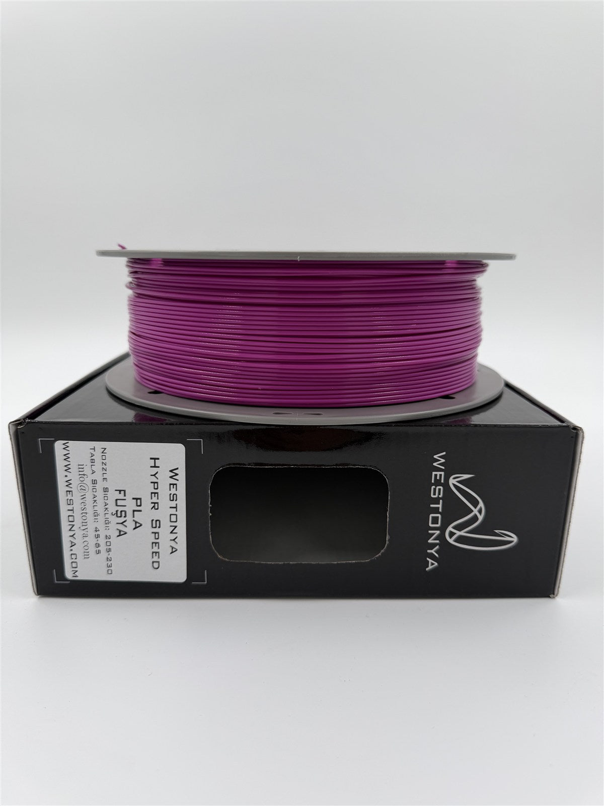 Westonya Hyper Speed PLA Fuşya makara detayı