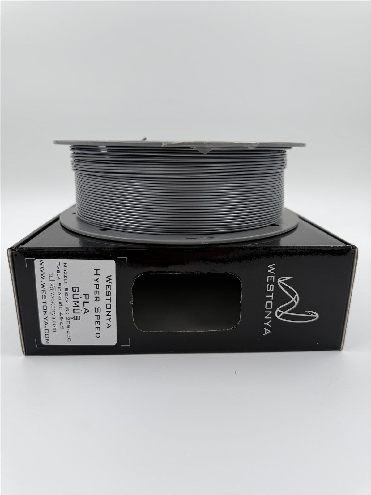 Westonya Hyper Speed PLA Gümüş makara detayı