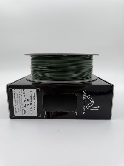 Westonya Hyper Speed PLA Orman Yeşili makara detayı