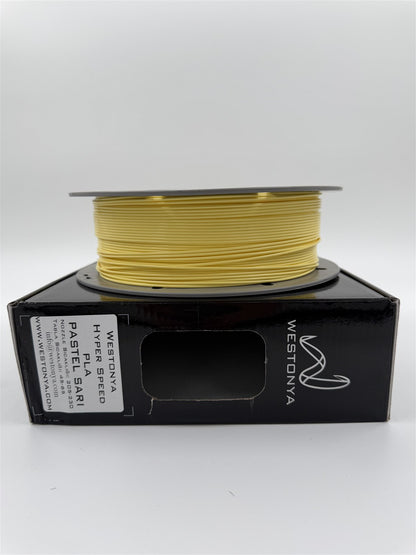 Westonya Hyper Speed PLA Pastel Sarı makara detayı