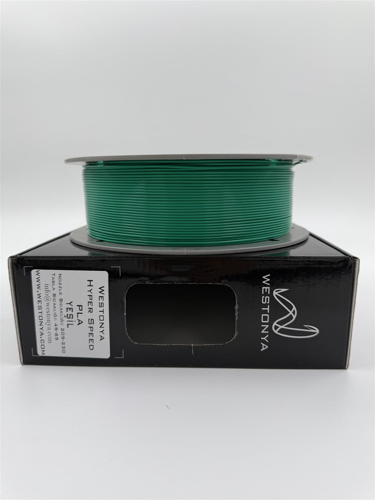 Westonya Hyper Speed PLA Yeşil makara detayı