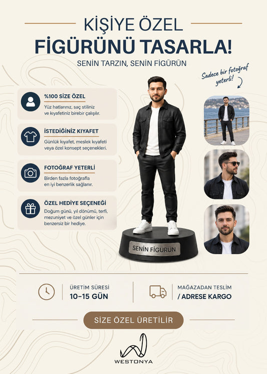 Kişiye Özel Figür – Fotoğraftan 3D Baskı Heykel